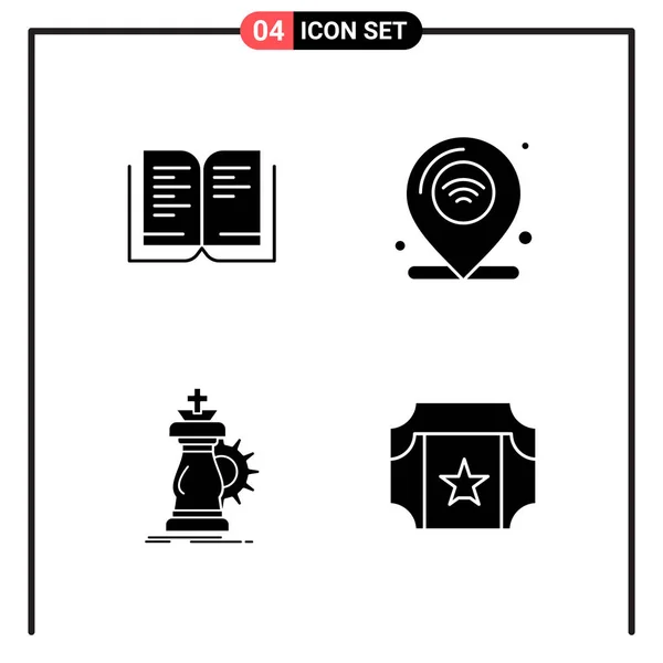 Conjunto Iconos Creativos Universales Simplemente Vector Ilustraciones Para Aplicaciones Web — Vector de stock