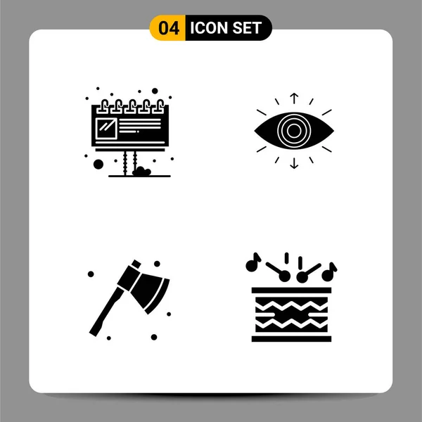 Set Universal Creative Icons Vector Illustration — Stock Vector