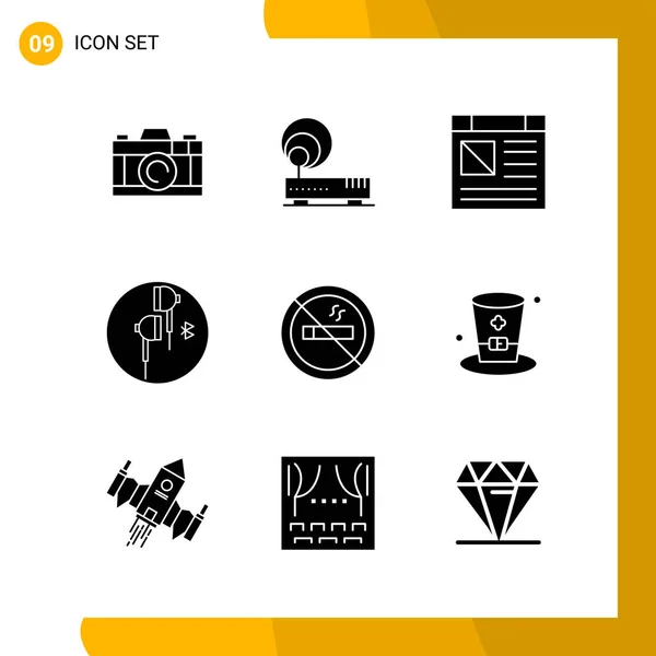 Conjunto Iconos Creativos Universales Simplemente Vector Ilustraciones Para Aplicaciones Web — Vector de stock