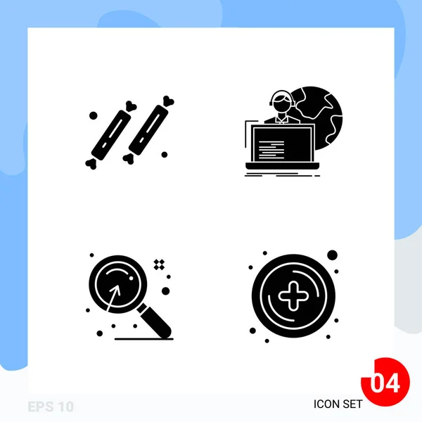 Conjunto Iconos Creativos Universales Simplemente Vector Ilustraciones Para Aplicaciones Web — Vector de stock