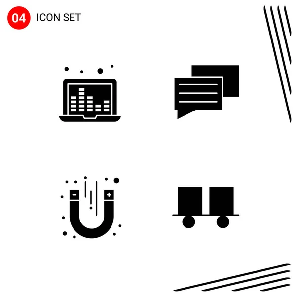 Conjunto Iconos Creativos Universales Simplemente Vector Ilustraciones Para Aplicaciones Web — Vector de stock