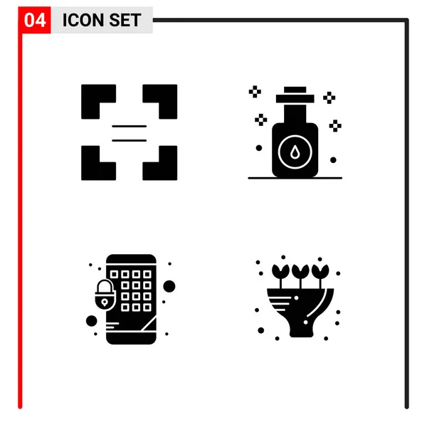 Set Universeller Kreativer Symbole Einfach Vektorillustrationen Für Web Und Mobile — Stockvektor