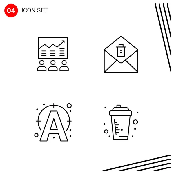 Set Universal Creative Icons Simply Vector Illustrations Web Mobile Apps — Stock Vector