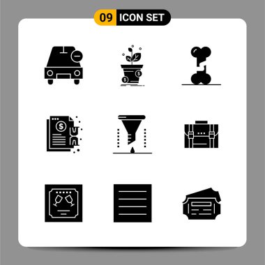 Evrensel yaratıcı simgeler kümesi, web ve mobil uygulamalar ve projeler için basit vektör illüstrasyonları 