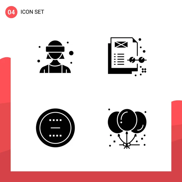 Conjunto Iconos Creativos Universales Simplemente Vector Ilustraciones Para Aplicaciones Web — Vector de stock