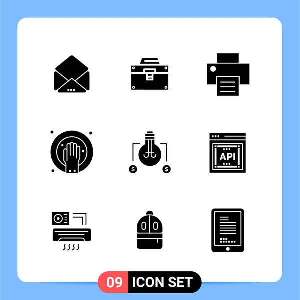 Conjunto Iconos Creativos Universales Simplemente Vector Ilustraciones Para Aplicaciones Web — Vector de stock