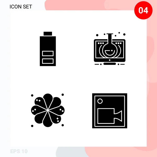 Conjunto Iconos Creativos Universales Simplemente Vector Ilustraciones Para Aplicaciones Web — Vector de stock