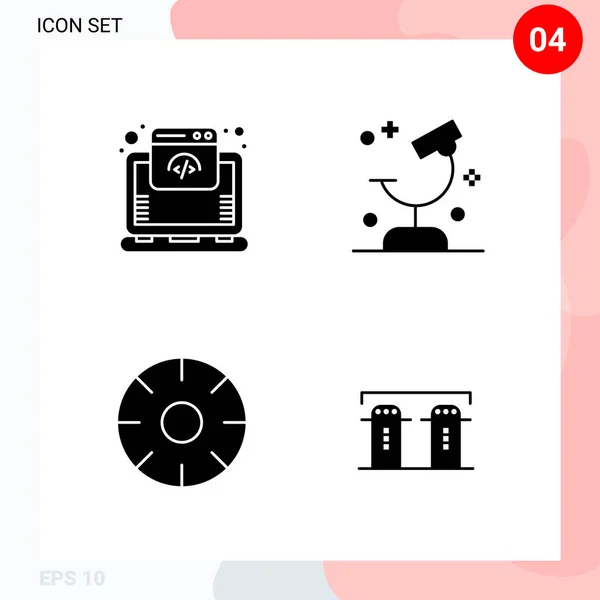 Conjunto Iconos Creativos Universales Simplemente Vector Ilustraciones Para Aplicaciones Web — Vector de stock