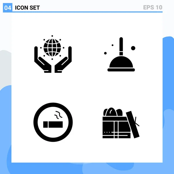 Conjunto Iconos Creativos Universales Simplemente Vector Ilustraciones Para Aplicaciones Web — Vector de stock