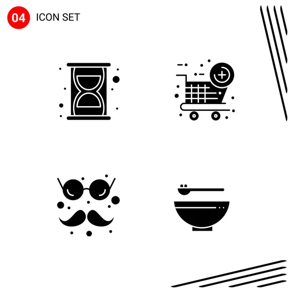 Conjunto Iconos Creativos Universales Simplemente Vector Ilustraciones Para Aplicaciones Web — Vector de stock