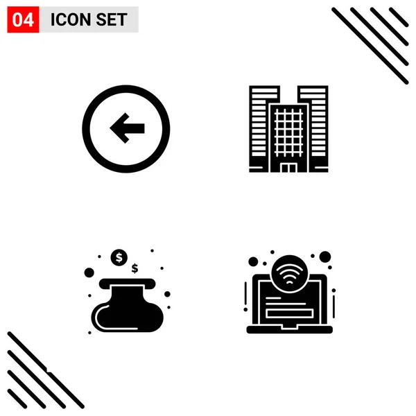 Conjunto Iconos Creativos Universales Simplemente Vector Ilustraciones Para Aplicaciones Web — Vector de stock