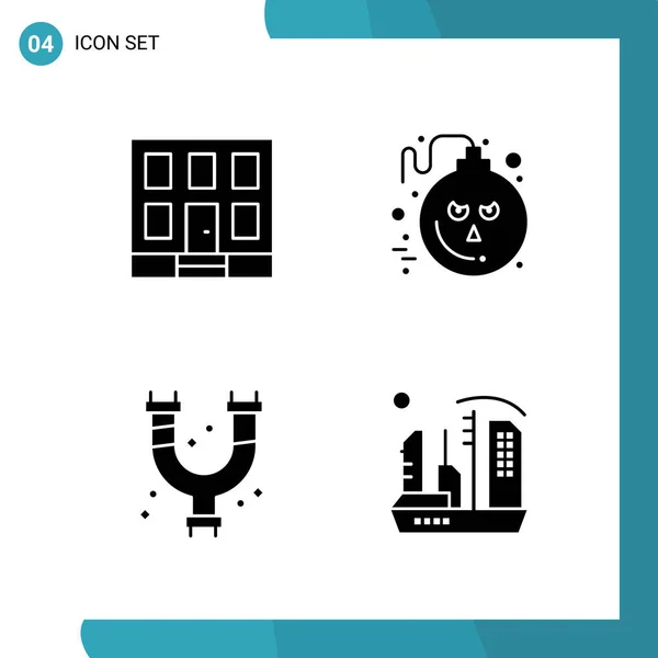 Conjunto Iconos Creativos Universales Simplemente Vector Ilustraciones Para Aplicaciones Web — Vector de stock