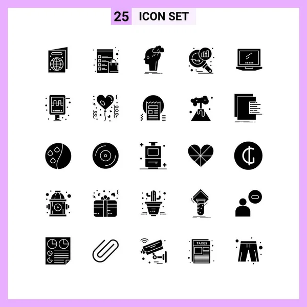 Σύνολο 25 Universal Business Icons Vector — Διανυσματικό Αρχείο