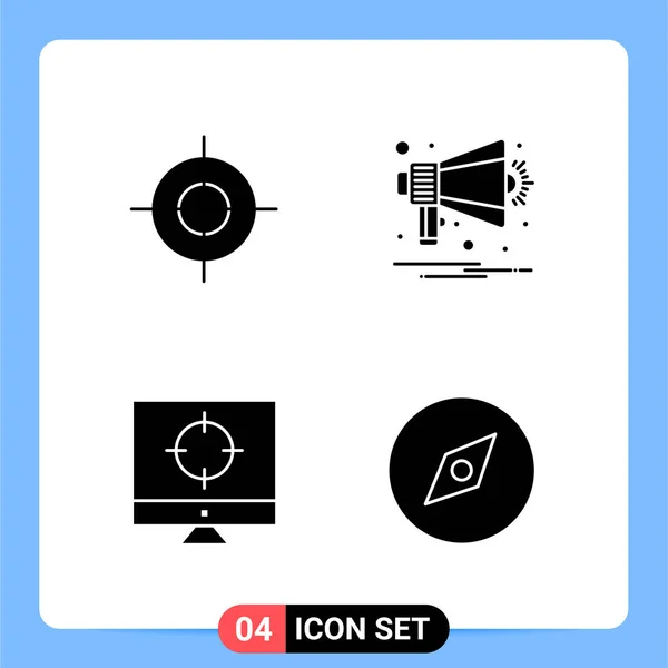 Conjunto Iconos Creativos Universales Simplemente Vector Ilustraciones Para Aplicaciones Web — Vector de stock