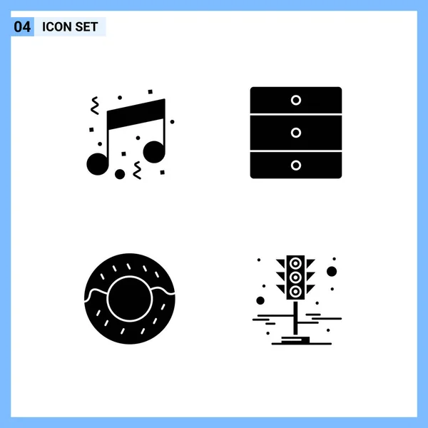 Set Universal Creative Icons Simply Vector Illustrations Web Mobile Apps — Stock Vector