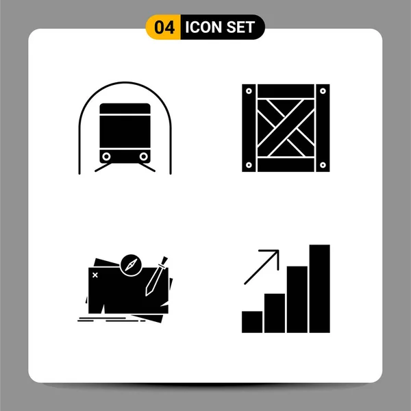 Conjunto Iconos Creativos Universales Simplemente Vector Ilustraciones Para Aplicaciones Web — Vector de stock