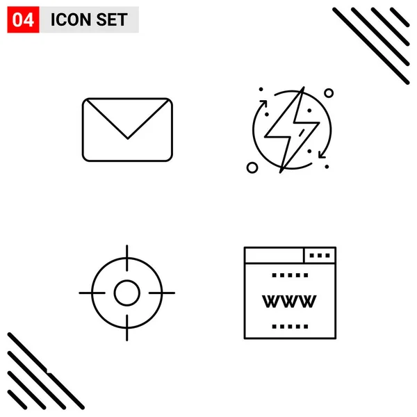 Set of 25 Universal Business Icons Vector — Stock Vector