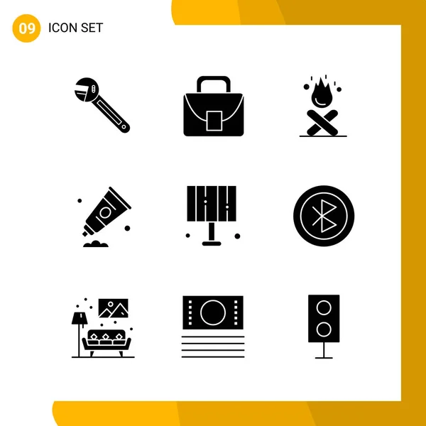 Conjunto Iconos Creativos Universales Simplemente Vector Ilustraciones Para Aplicaciones Web — Vector de stock