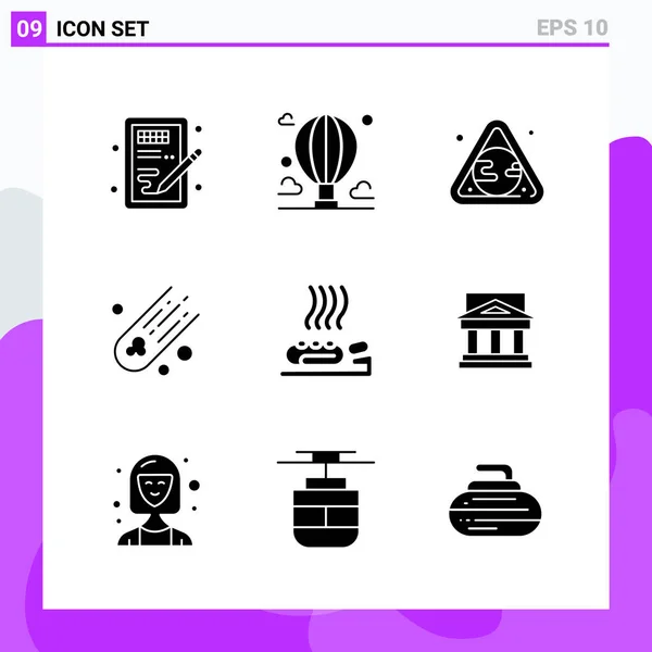 Conjunto Iconos Creativos Universales Simplemente Vector Ilustraciones Para Aplicaciones Web — Vector de stock