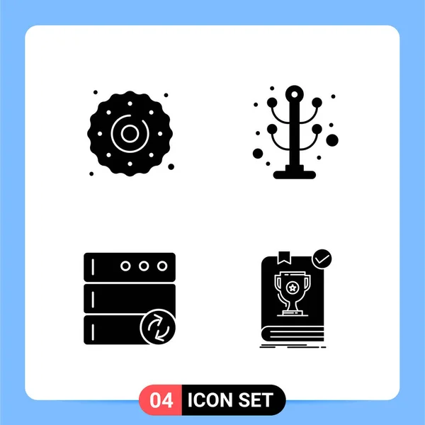 Conjunto Iconos Creativos Universales Simplemente Vector Ilustraciones Para Aplicaciones Web — Vector de stock