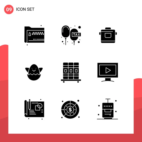 Set Universal Creative Icons Simply Vector Illustrations Web Mobile Apps — Stock Vector