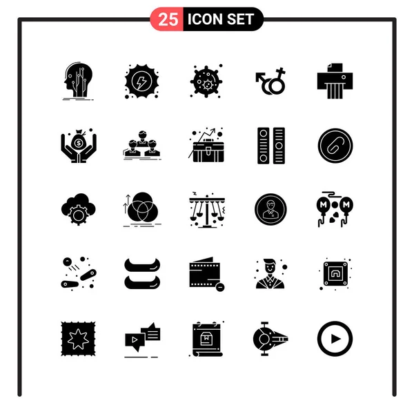 Set Icônes Copywriting — Image vectorielle