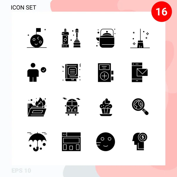 Conjunto Iconos Creativos Universales Simplemente Vector Ilustraciones Para Aplicaciones Web — Archivo Imágenes Vectoriales