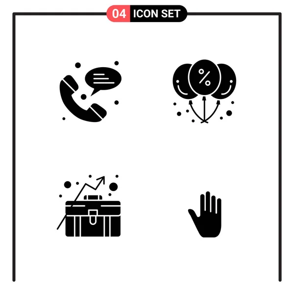 Conjunto Iconos Creativos Universales Simplemente Vector Ilustraciones Para Aplicaciones Web — Vector de stock