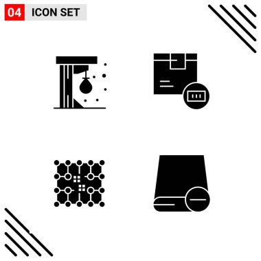 Evrensel yaratıcı simgeler kümesi, web ve mobil uygulamalar ve projeler için basit vektör illüstrasyonları 