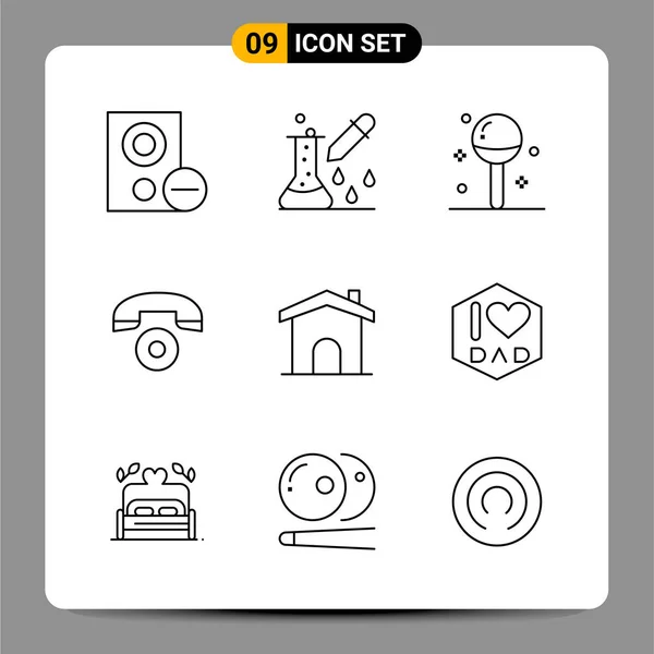 Set Universal Creative Icons Simply Vector Illustrations Web Mobile Apps — Stock Vector