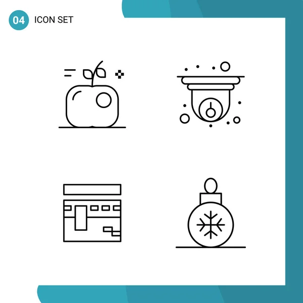 Set of 25 Universal Business Icons Vector — Stockový vektor