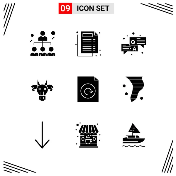 Set Universal Creative Icons Simply Vector Illustrations Web Mobile Apps — Stock Vector