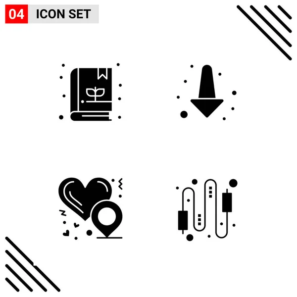 Conjunto Iconos Creativos Universales Simplemente Vector Ilustraciones Para Aplicaciones Web — Vector de stock