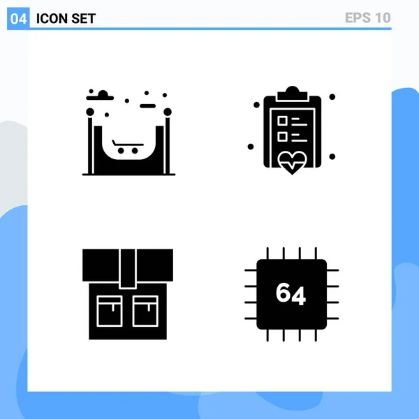 Set Universal Creative Icons Simply Vector Illustrations Web Mobile Apps — Stock Vector