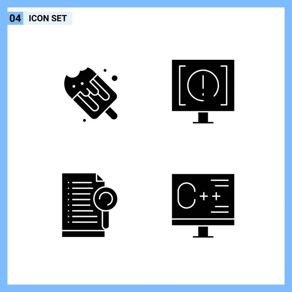 Univerzális Kreatív Ikonok Gyűjteménye Egyszerűen Vektor Illusztrációk Webes Mobil Alkalmazásokhoz — Stock Vector