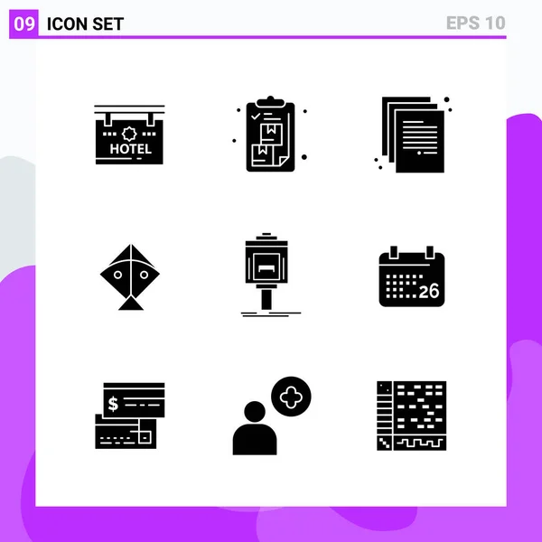 Conjunto Iconos Creativos Universales Simplemente Vector Ilustraciones Para Aplicaciones Web — Archivo Imágenes Vectoriales