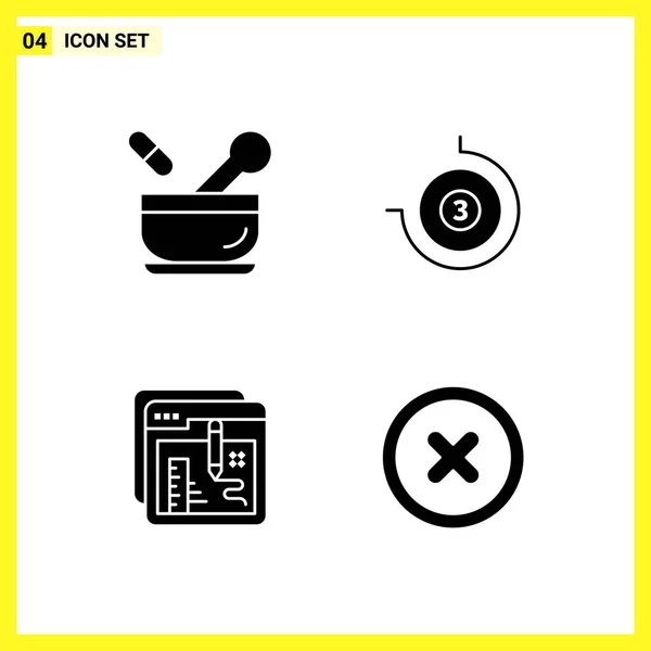 Set Universeller Kreativer Symbole Einfach Vektorillustrationen Für Web Und Mobile — Stockvektor