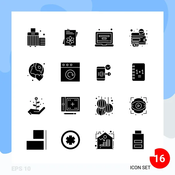 Conjunto Iconos Creativos Universales Simplemente Vector Ilustraciones Para Aplicaciones Web — Vector de stock