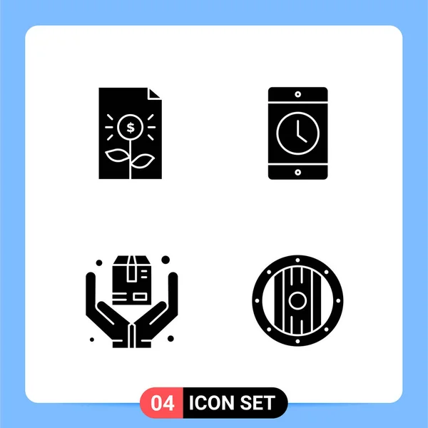 Iconos Creativos Conjunto Diseño Sobre Fondo Blanco — Vector de stock