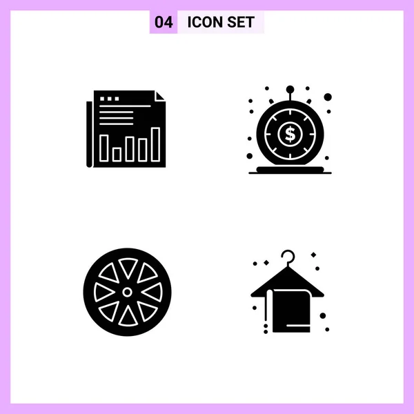 Set Universal Creative Icons Simply Vector Illustrations Web Mobile Apps — Stock Vector