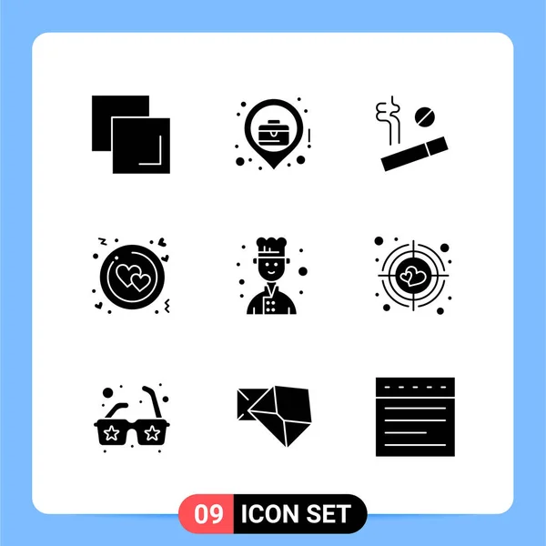 Conjunto Iconos Creativos Universales Simplemente Vector Ilustraciones Para Aplicaciones Web — Archivo Imágenes Vectoriales