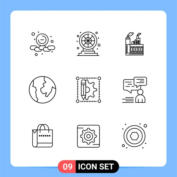 Set of 25 Universal Business Icons Vector — Stock Vector