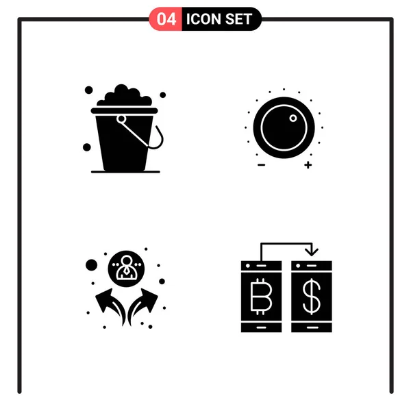 Conjunto Iconos Creativos Universales Simplemente Vector Ilustraciones Para Aplicaciones Web — Vector de stock