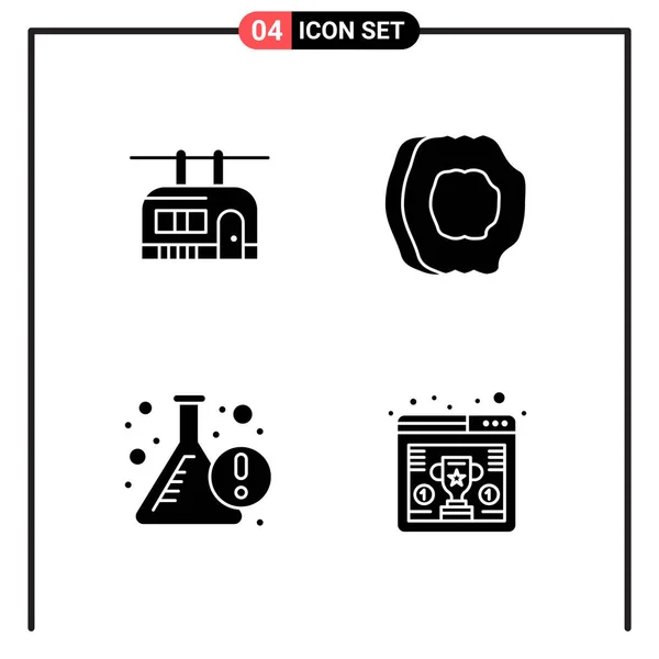 Conjunto Iconos Creativos Universales Simplemente Vector Ilustraciones Para Aplicaciones Web — Archivo Imágenes Vectoriales