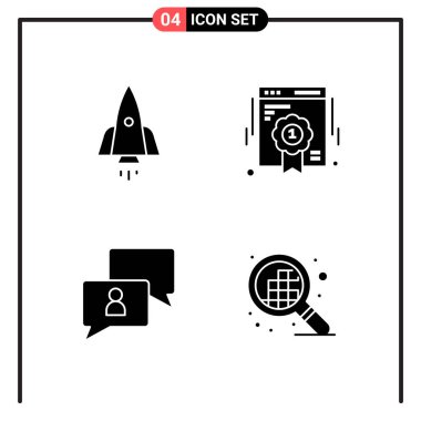 Evrensel yaratıcı simgeler kümesi, web ve mobil uygulamalar ve projeler için basit vektör illüstrasyonları 