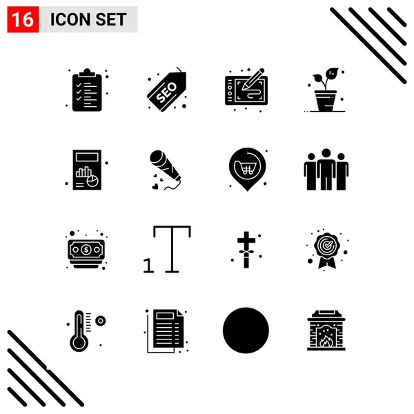 Conjunto Iconos Creativos Universales Simplemente Vector Ilustraciones Para Aplicaciones Web — Vector de stock