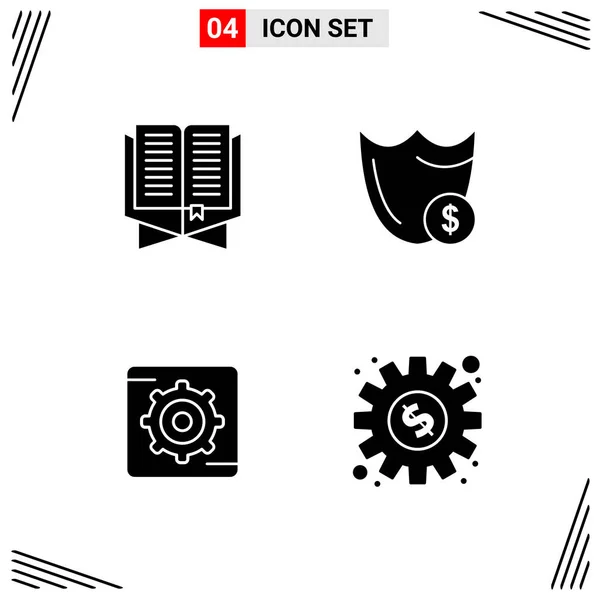 Conjunto Iconos Creativos Universales Simplemente Vector Ilustraciones Para Aplicaciones Web — Vector de stock