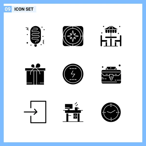 Conjunto Iconos Creativos Universales Simplemente Vector Ilustraciones Para Aplicaciones Web — Vector de stock