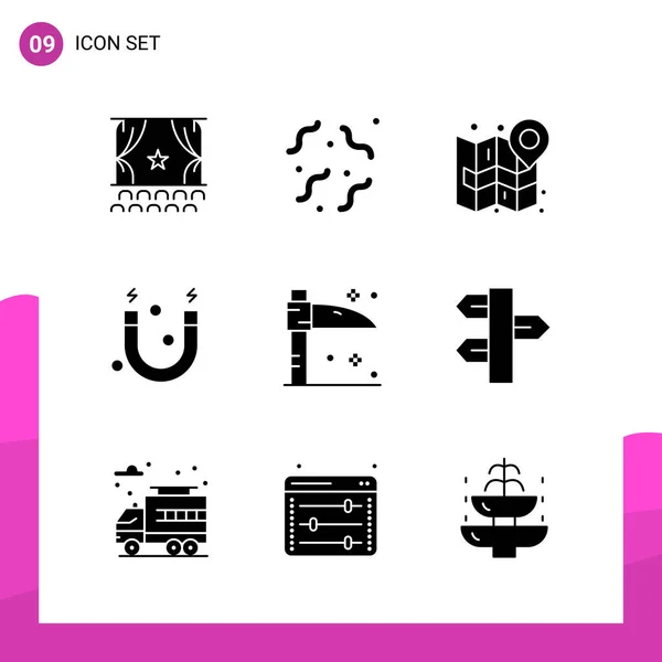 Set Universal Creative Icons Simply Vector Illustrations Web Mobile Apps — Stock Vector