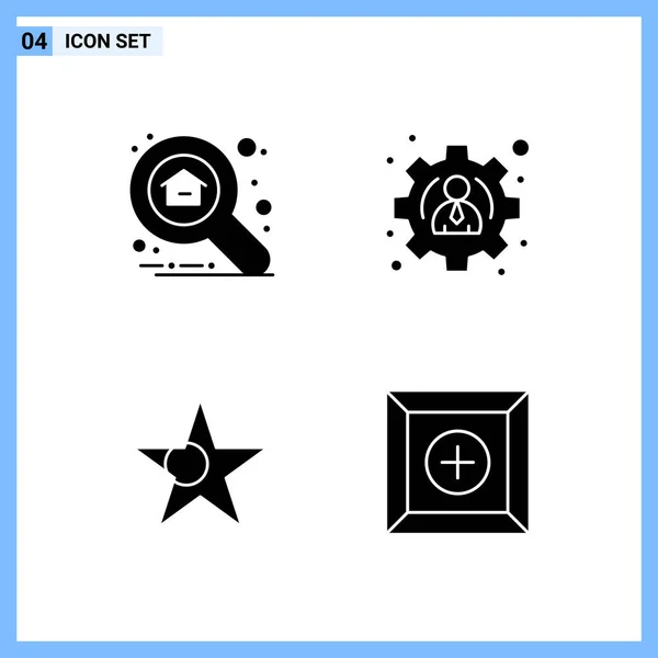 Conjunto Iconos Creativos Universales Simplemente Vector Ilustraciones Para Aplicaciones Web — Vector de stock